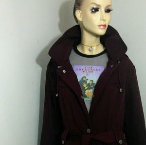 London Fog waterproof mid-trench coat